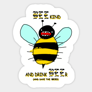 Bee Nice Sticker